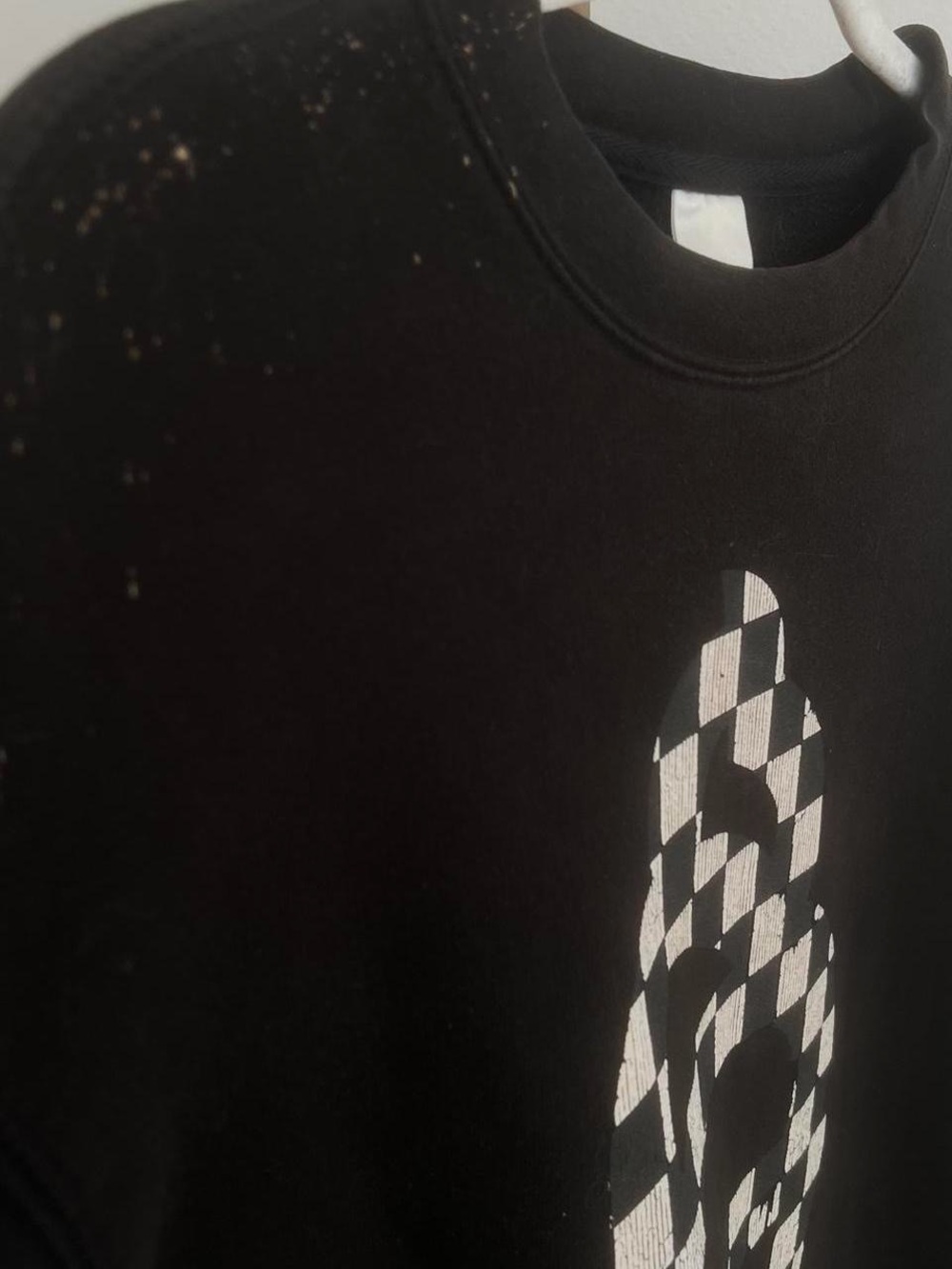 Billionaire Boys Club lack Checkerboard Ice Cream Graphic Crewneck Sweater - Picture 4 of 6